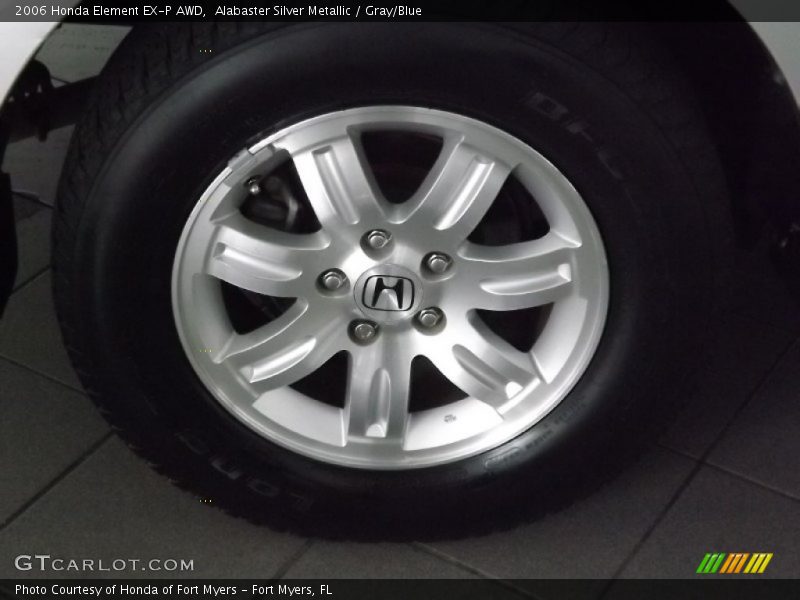 Alabaster Silver Metallic / Gray/Blue 2006 Honda Element EX-P AWD