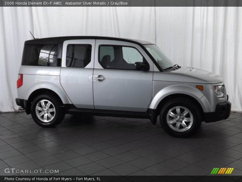 Alabaster Silver Metallic / Gray/Blue 2006 Honda Element EX-P AWD