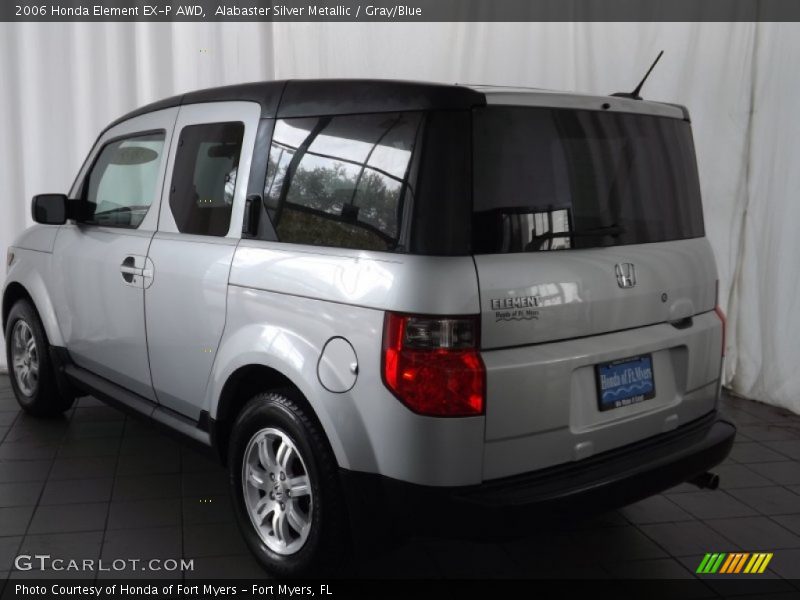 Alabaster Silver Metallic / Gray/Blue 2006 Honda Element EX-P AWD
