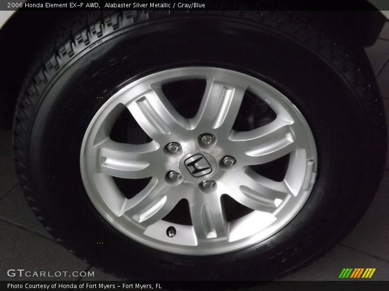 Alabaster Silver Metallic / Gray/Blue 2006 Honda Element EX-P AWD