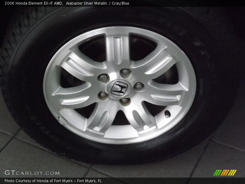 Alabaster Silver Metallic / Gray/Blue 2006 Honda Element EX-P AWD