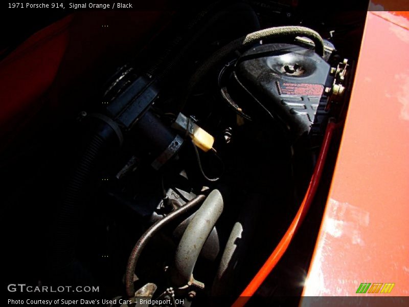 Signal Orange / Black 1971 Porsche 914