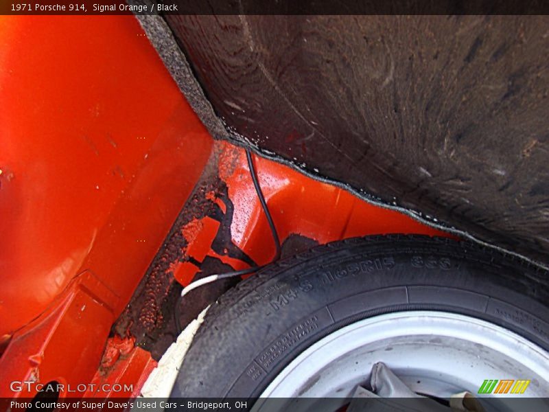 Signal Orange / Black 1971 Porsche 914