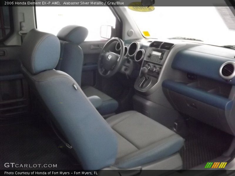 Alabaster Silver Metallic / Gray/Blue 2006 Honda Element EX-P AWD