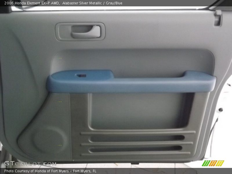 Alabaster Silver Metallic / Gray/Blue 2006 Honda Element EX-P AWD