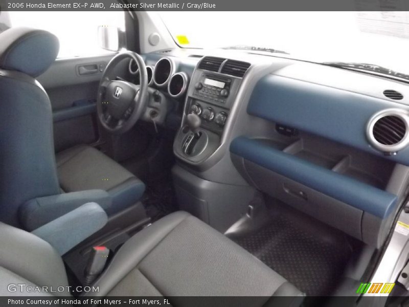Alabaster Silver Metallic / Gray/Blue 2006 Honda Element EX-P AWD