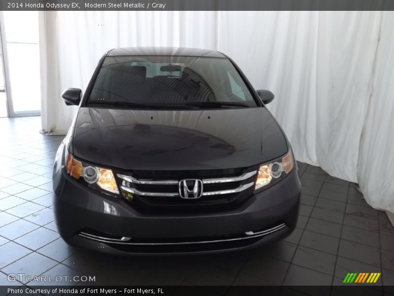 Modern Steel Metallic / Gray 2014 Honda Odyssey EX
