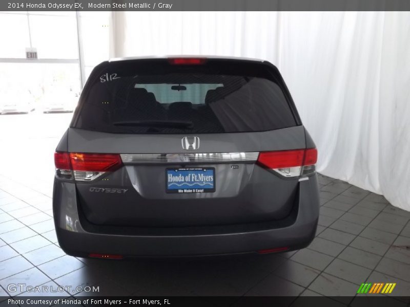 Modern Steel Metallic / Gray 2014 Honda Odyssey EX
