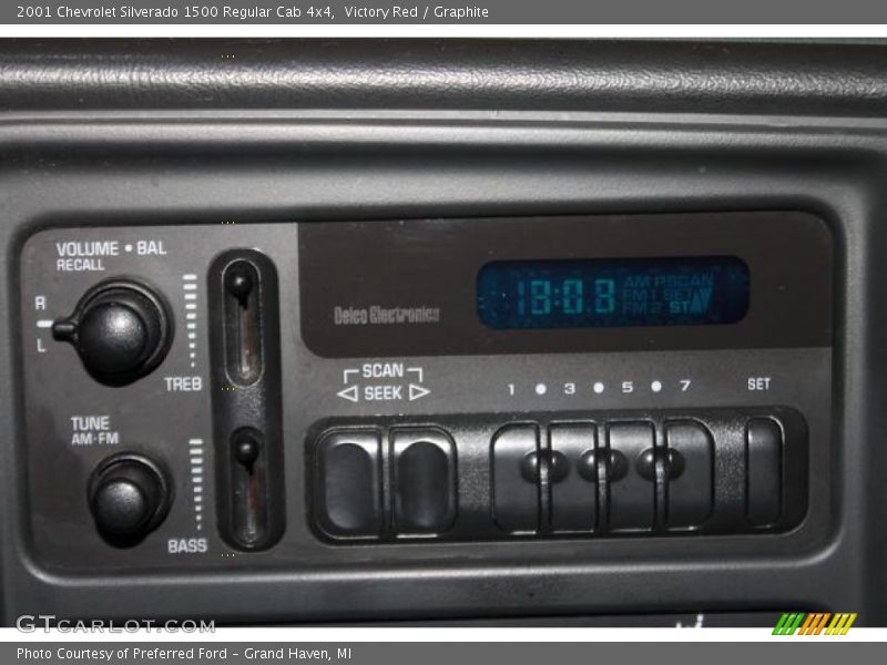 Audio System of 2001 Silverado 1500 Regular Cab 4x4