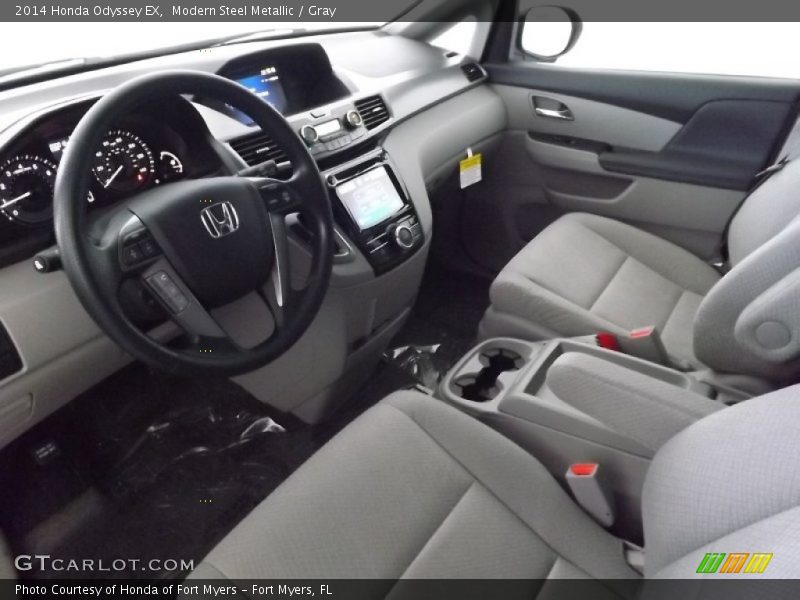 Gray Interior - 2014 Odyssey EX 