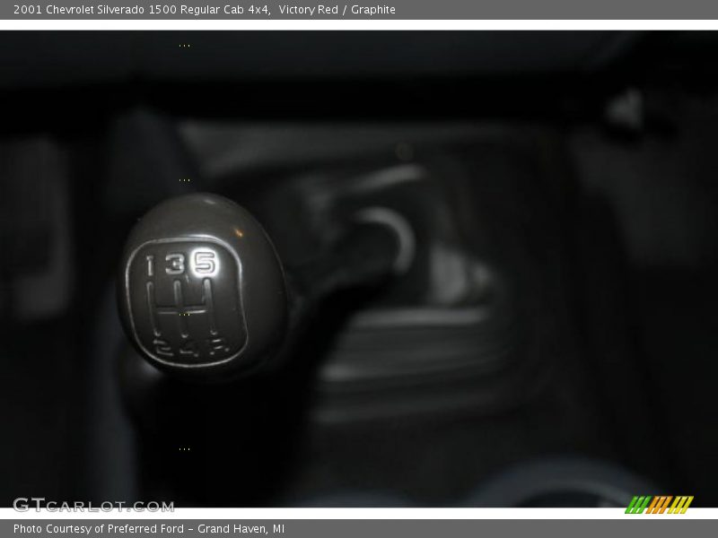 Victory Red / Graphite 2001 Chevrolet Silverado 1500 Regular Cab 4x4