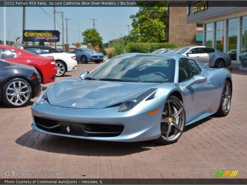 Front 3/4 View of 2012 458 Italia