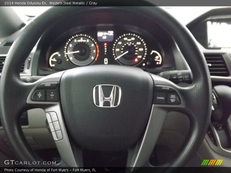 Modern Steel Metallic / Gray 2014 Honda Odyssey EX