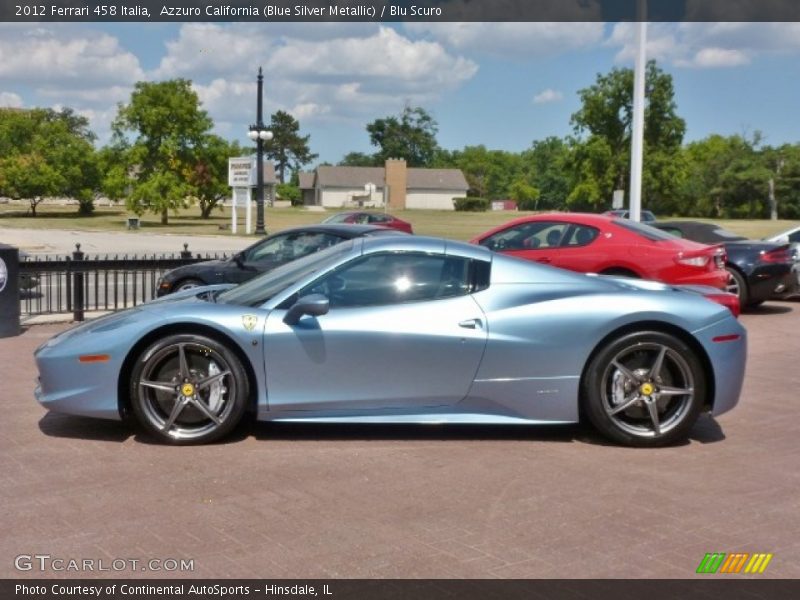  2012 458 Italia Azzuro California (Blue Silver Metallic)