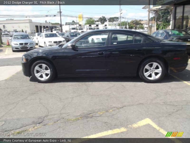 Pitch Black / Black 2012 Dodge Charger SE