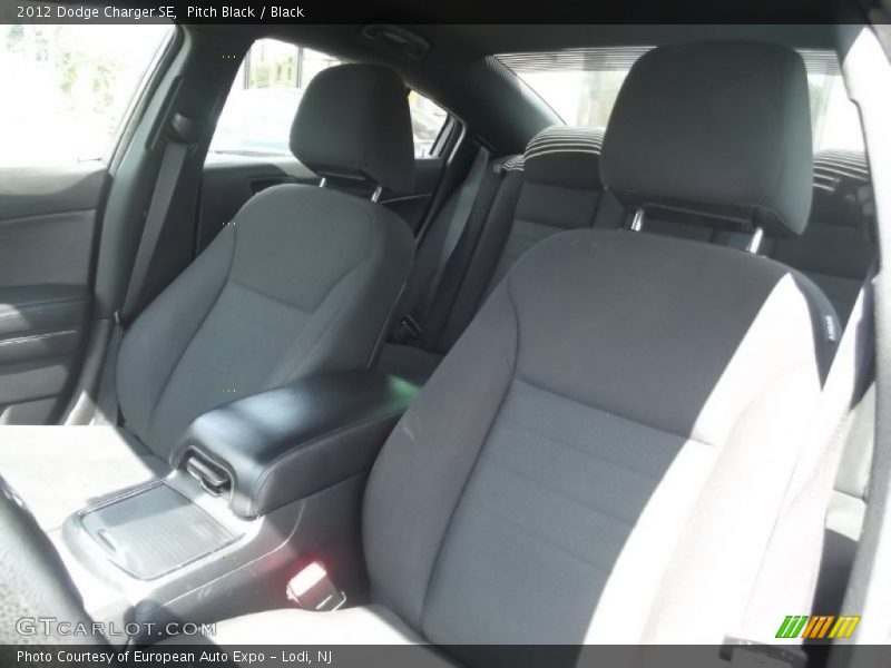 Pitch Black / Black 2012 Dodge Charger SE