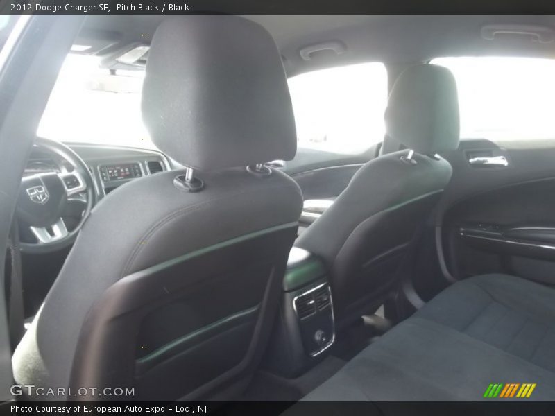 Pitch Black / Black 2012 Dodge Charger SE