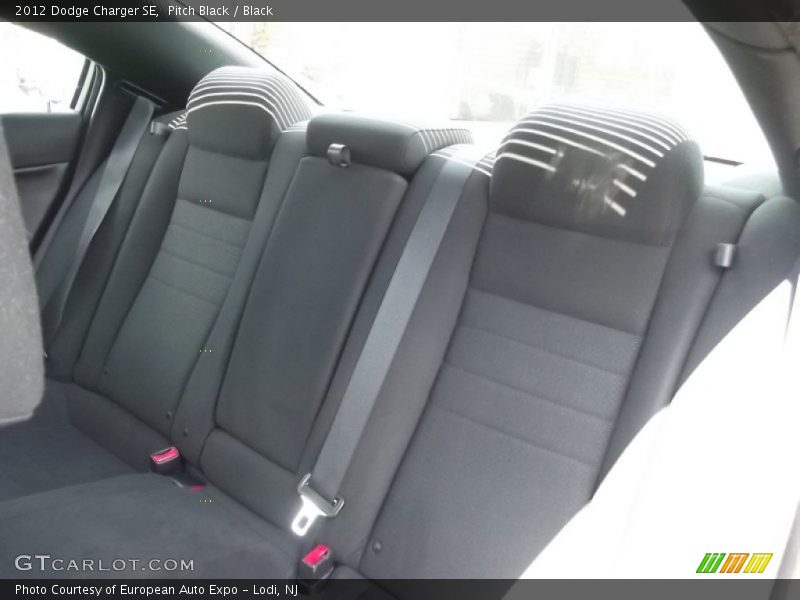 Pitch Black / Black 2012 Dodge Charger SE
