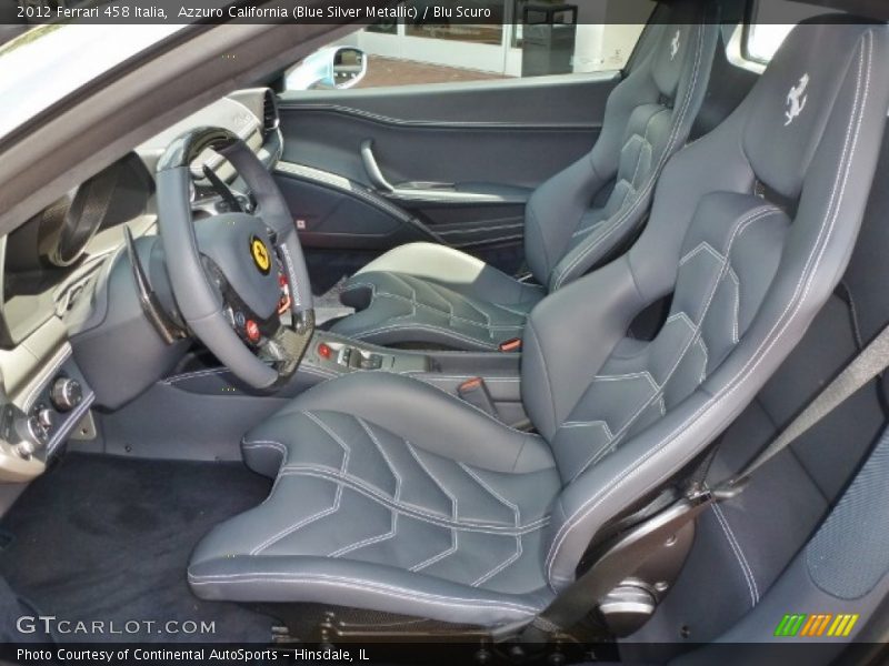 Front Seat of 2012 458 Italia