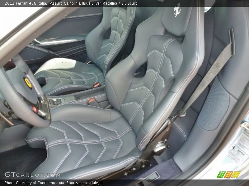 Front Seat of 2012 458 Italia