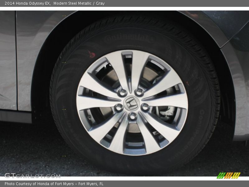 Modern Steel Metallic / Gray 2014 Honda Odyssey EX