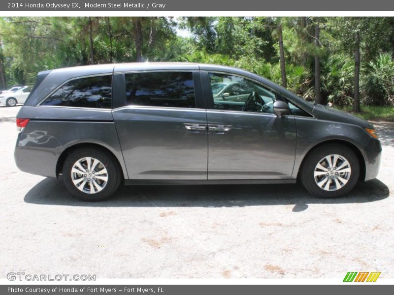Modern Steel Metallic / Gray 2014 Honda Odyssey EX
