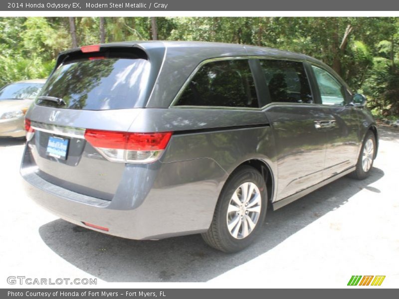 Modern Steel Metallic / Gray 2014 Honda Odyssey EX