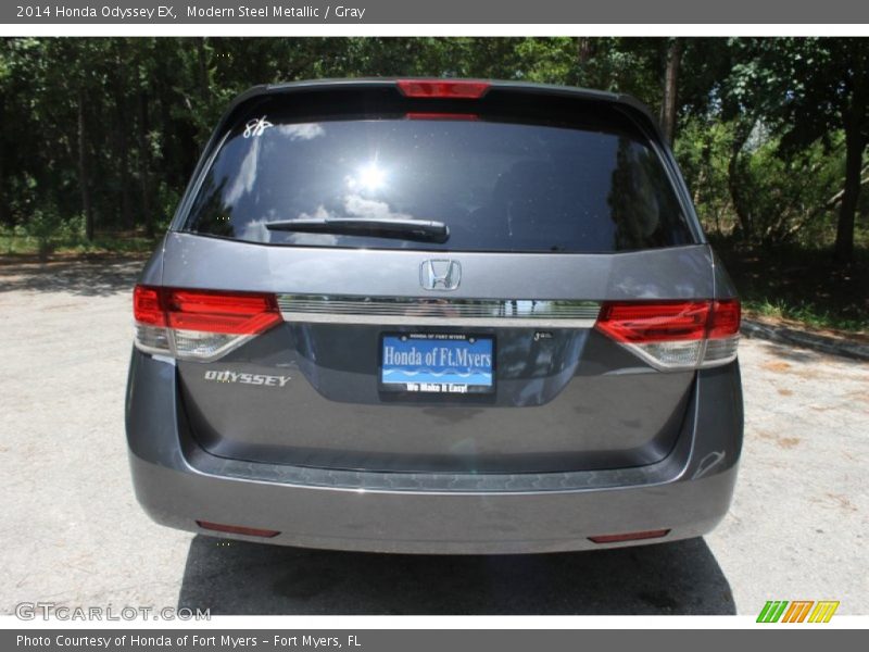 Modern Steel Metallic / Gray 2014 Honda Odyssey EX