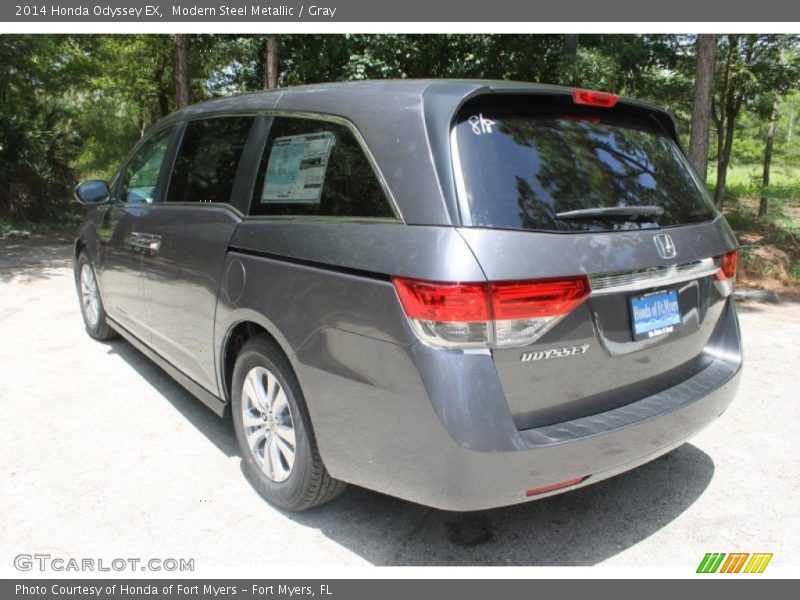 Modern Steel Metallic / Gray 2014 Honda Odyssey EX