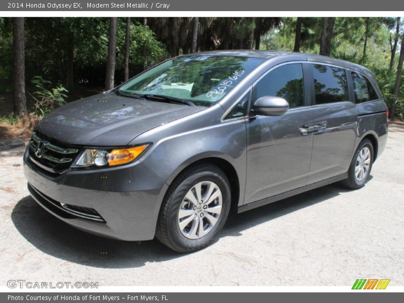 Modern Steel Metallic / Gray 2014 Honda Odyssey EX