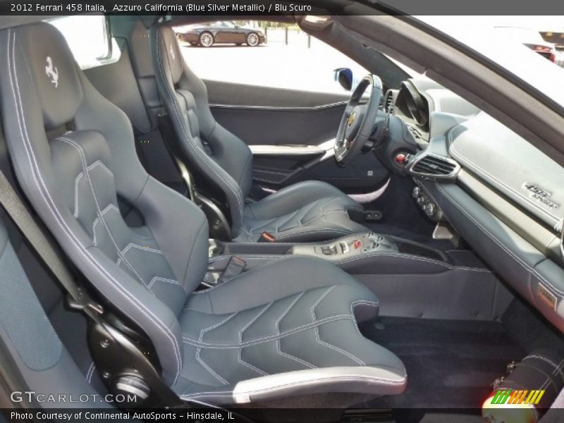 Front Seat of 2012 458 Italia