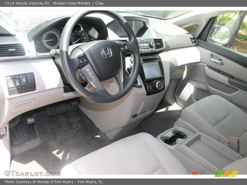 Modern Steel Metallic / Gray 2014 Honda Odyssey EX