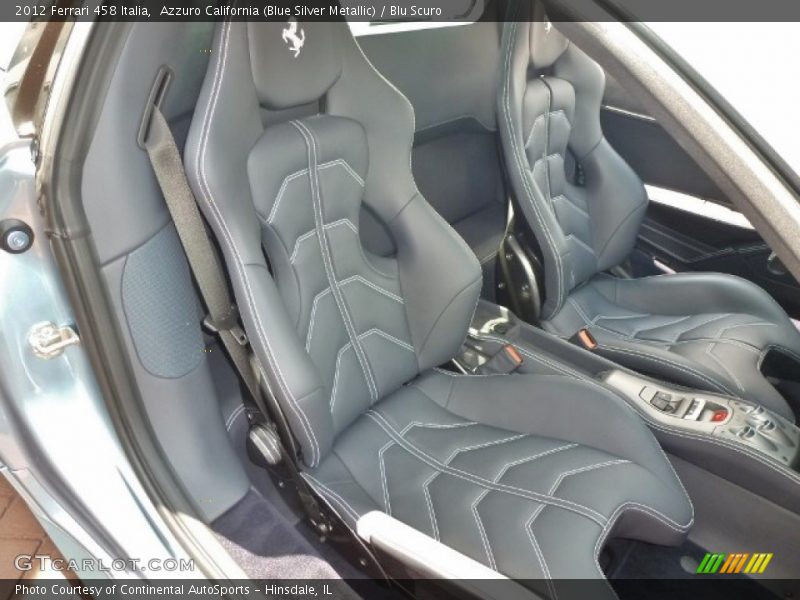Front Seat of 2012 458 Italia