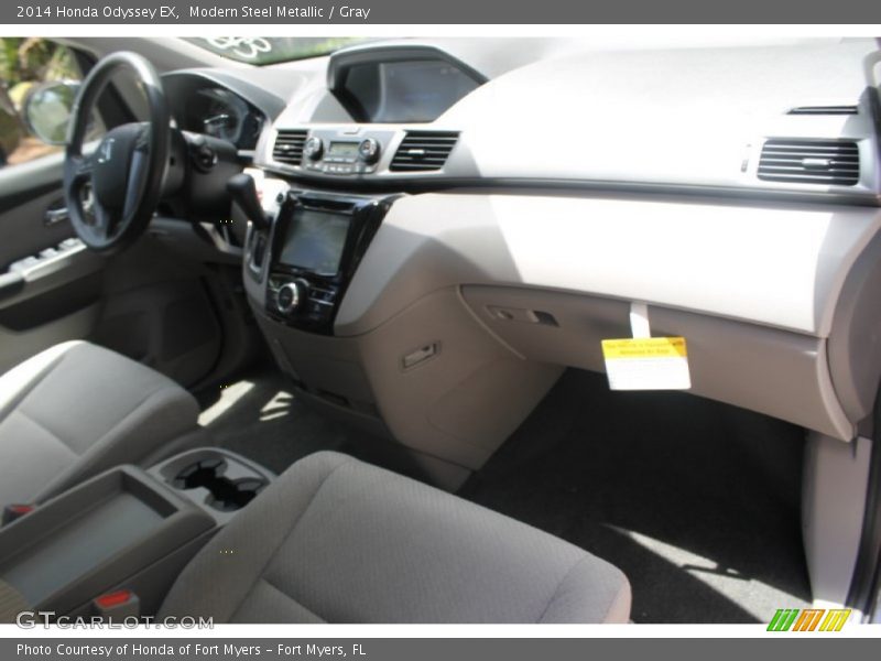 Modern Steel Metallic / Gray 2014 Honda Odyssey EX