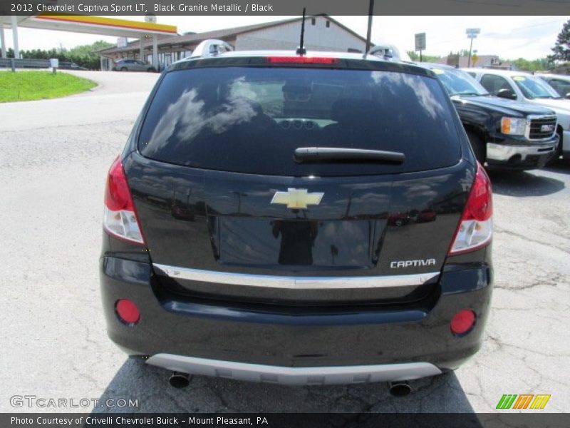 Black Granite Metallic / Black 2012 Chevrolet Captiva Sport LT