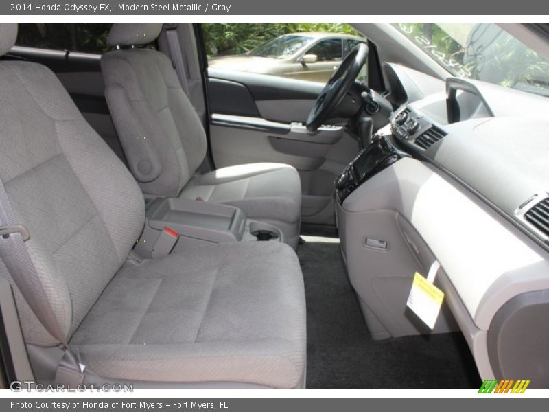 Modern Steel Metallic / Gray 2014 Honda Odyssey EX