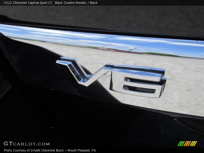 Black Granite Metallic / Black 2012 Chevrolet Captiva Sport LT