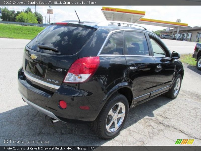 Black Granite Metallic / Black 2012 Chevrolet Captiva Sport LT