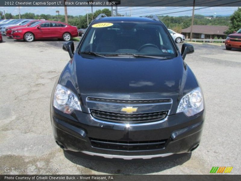 Black Granite Metallic / Black 2012 Chevrolet Captiva Sport LT