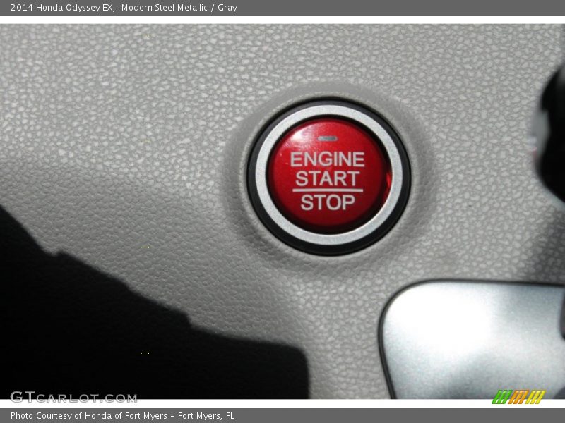 Modern Steel Metallic / Gray 2014 Honda Odyssey EX