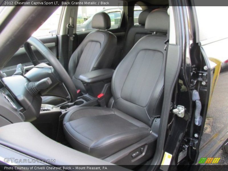 Black Granite Metallic / Black 2012 Chevrolet Captiva Sport LT