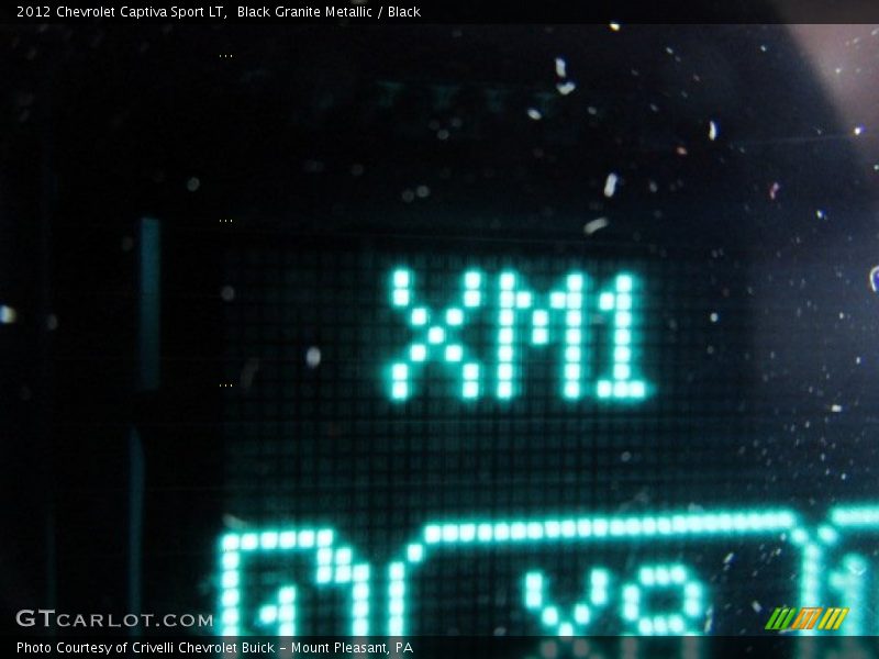 Black Granite Metallic / Black 2012 Chevrolet Captiva Sport LT