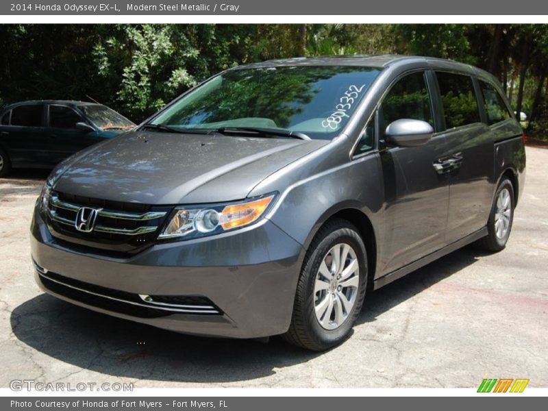 Modern Steel Metallic / Gray 2014 Honda Odyssey EX-L