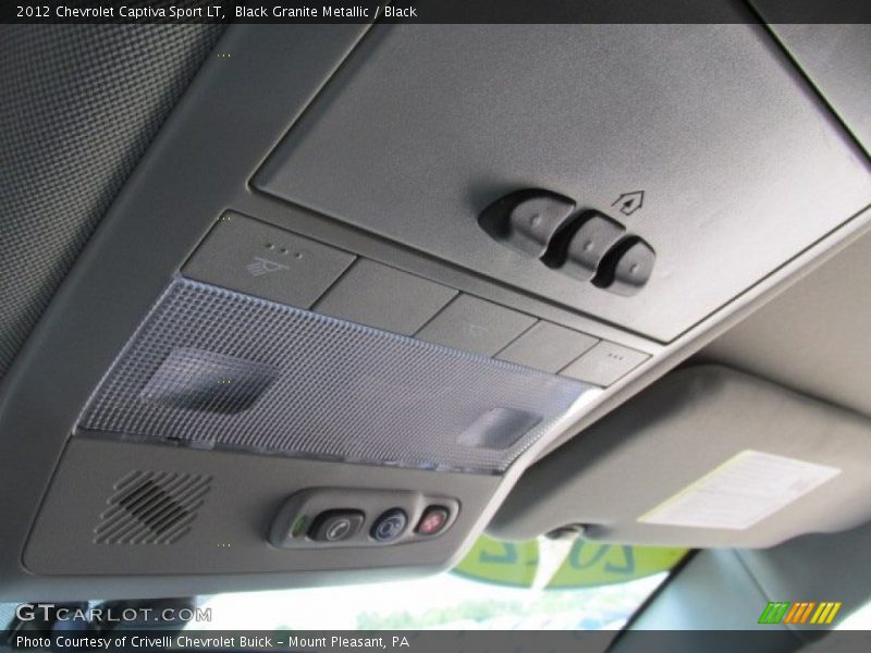 Black Granite Metallic / Black 2012 Chevrolet Captiva Sport LT