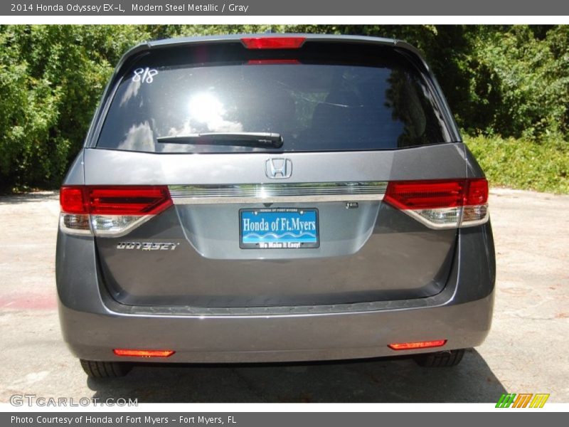 Modern Steel Metallic / Gray 2014 Honda Odyssey EX-L