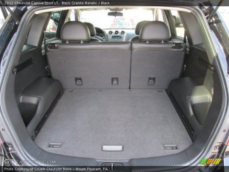 Black Granite Metallic / Black 2012 Chevrolet Captiva Sport LT