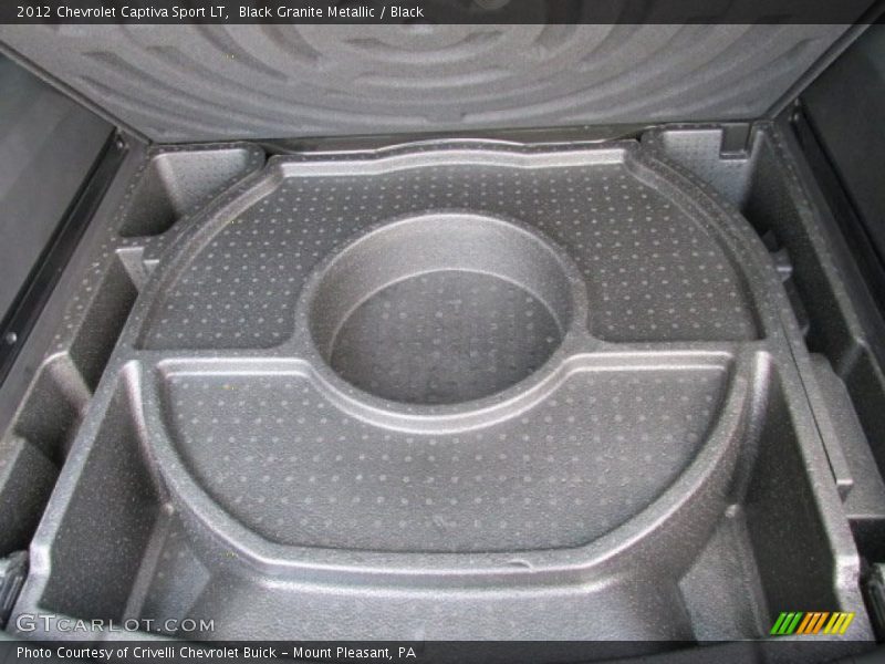 Black Granite Metallic / Black 2012 Chevrolet Captiva Sport LT