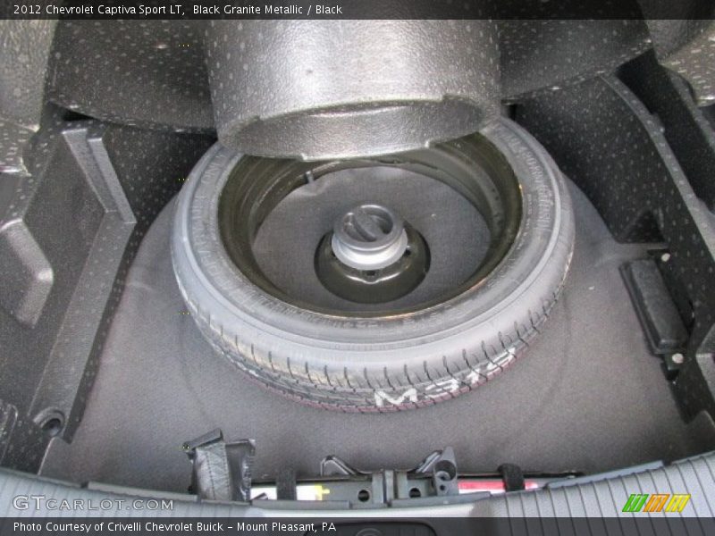Black Granite Metallic / Black 2012 Chevrolet Captiva Sport LT