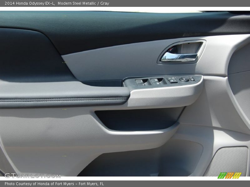 Modern Steel Metallic / Gray 2014 Honda Odyssey EX-L