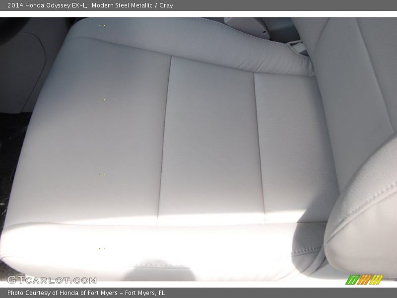 Modern Steel Metallic / Gray 2014 Honda Odyssey EX-L